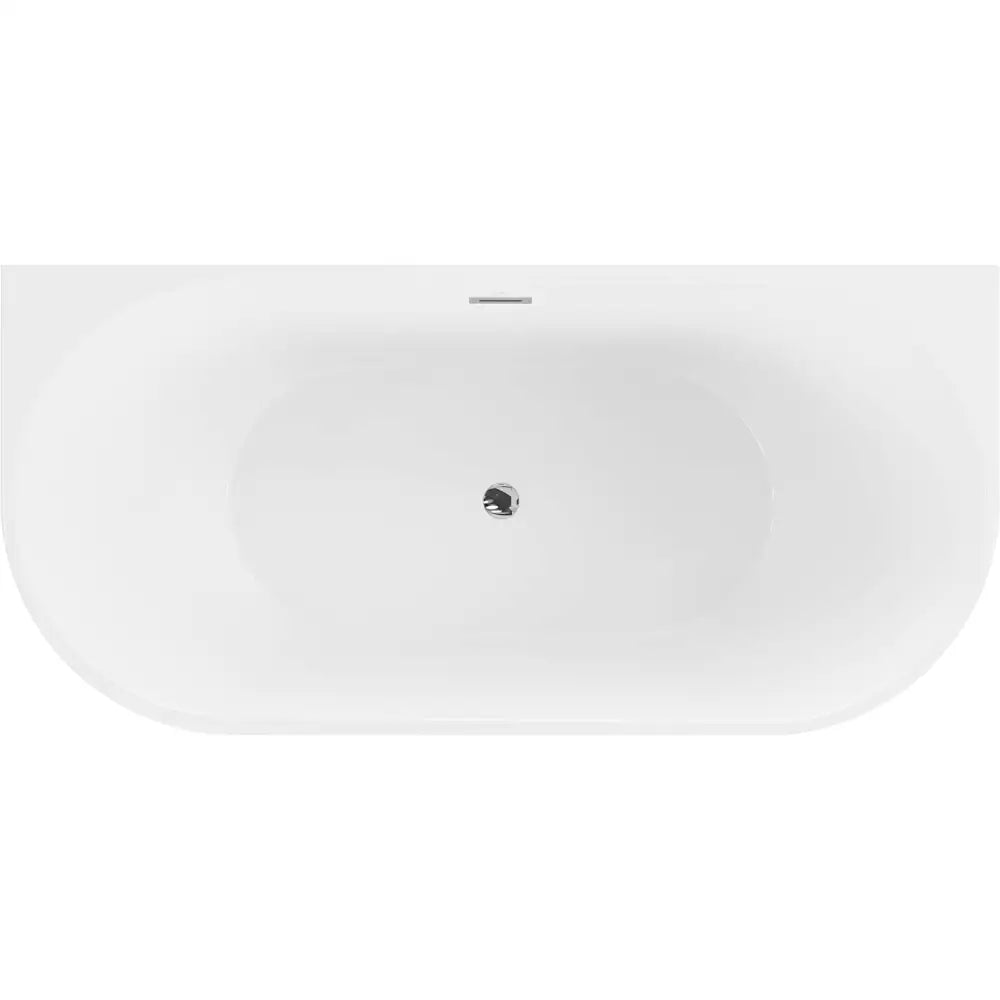 Mexen Oval Frittstående Vegghengt Badekar 170x80 Cm Hvit