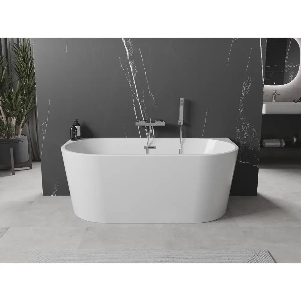 Mexen Oval Frittstående Veggmontert Badekar 150x75 Cm Hvitt