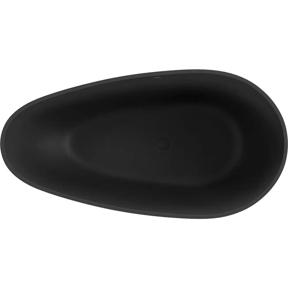 Mexen Palermo Frittstående Badekar i Kompositt 150x78 Cm Matt Sort