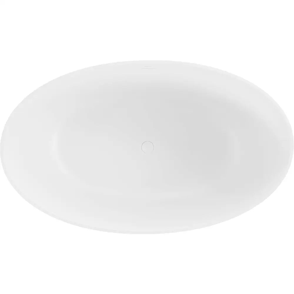 Mexen Parma Frittstående Badekar av Kompositt 160x95 Cm Matt Hvit