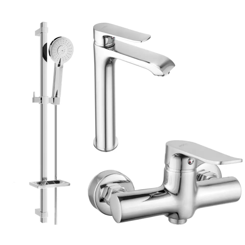 Mexen Pecos Dq40 Dusjsett Krom - 72714dq40