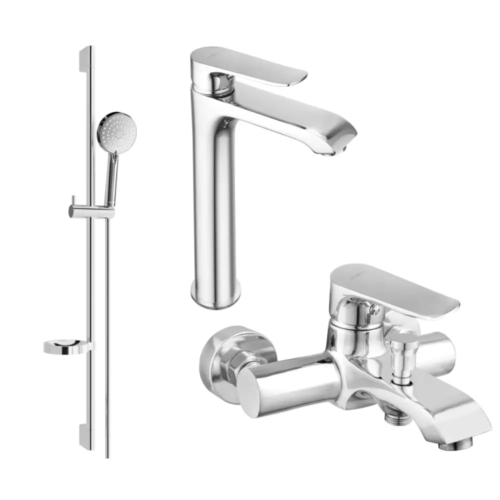 Mexen Pecos Ds75 Badekarsett Krom - 72713ds75