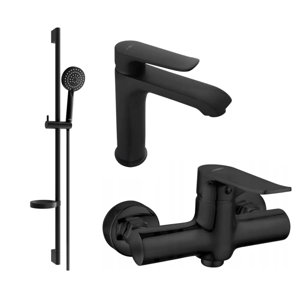 Mexen Pecos Ds75 Dusjsett Sort - 72704ds75
