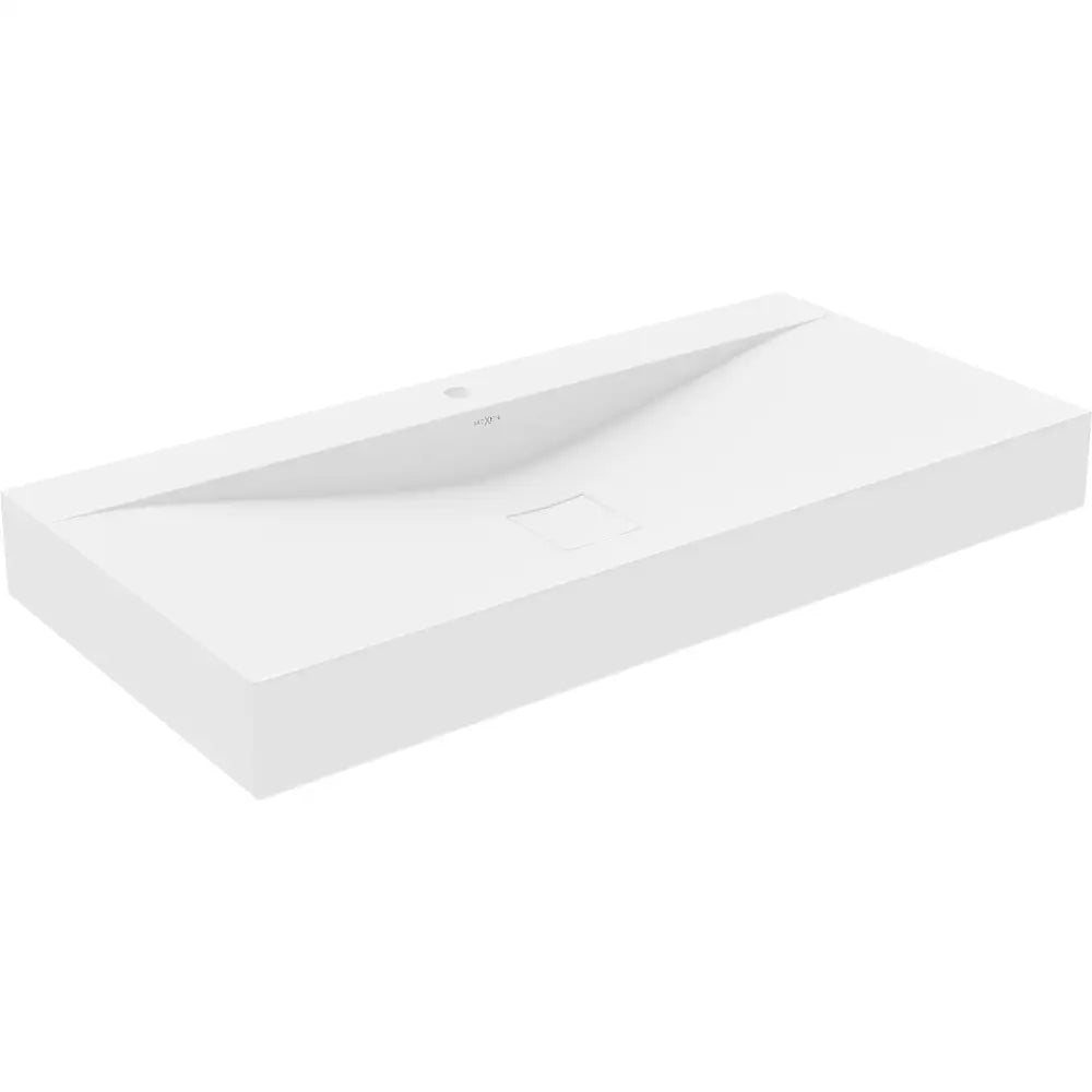 Mexen Poli Benkeplatevask i Kompositt 1/o 100x48 Cm Hvit