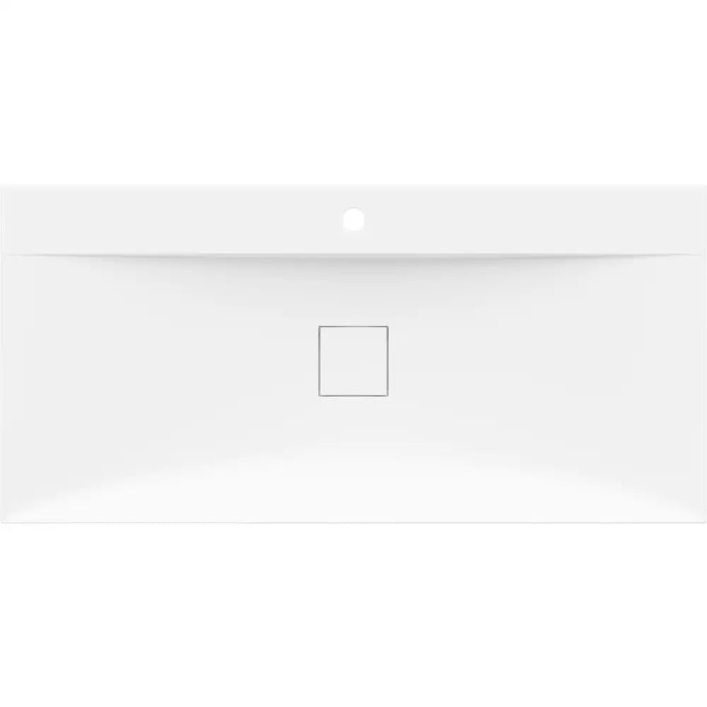 Mexen Poli Benkeplatevask i Kompositt 1/o 100x48 Cm Hvit