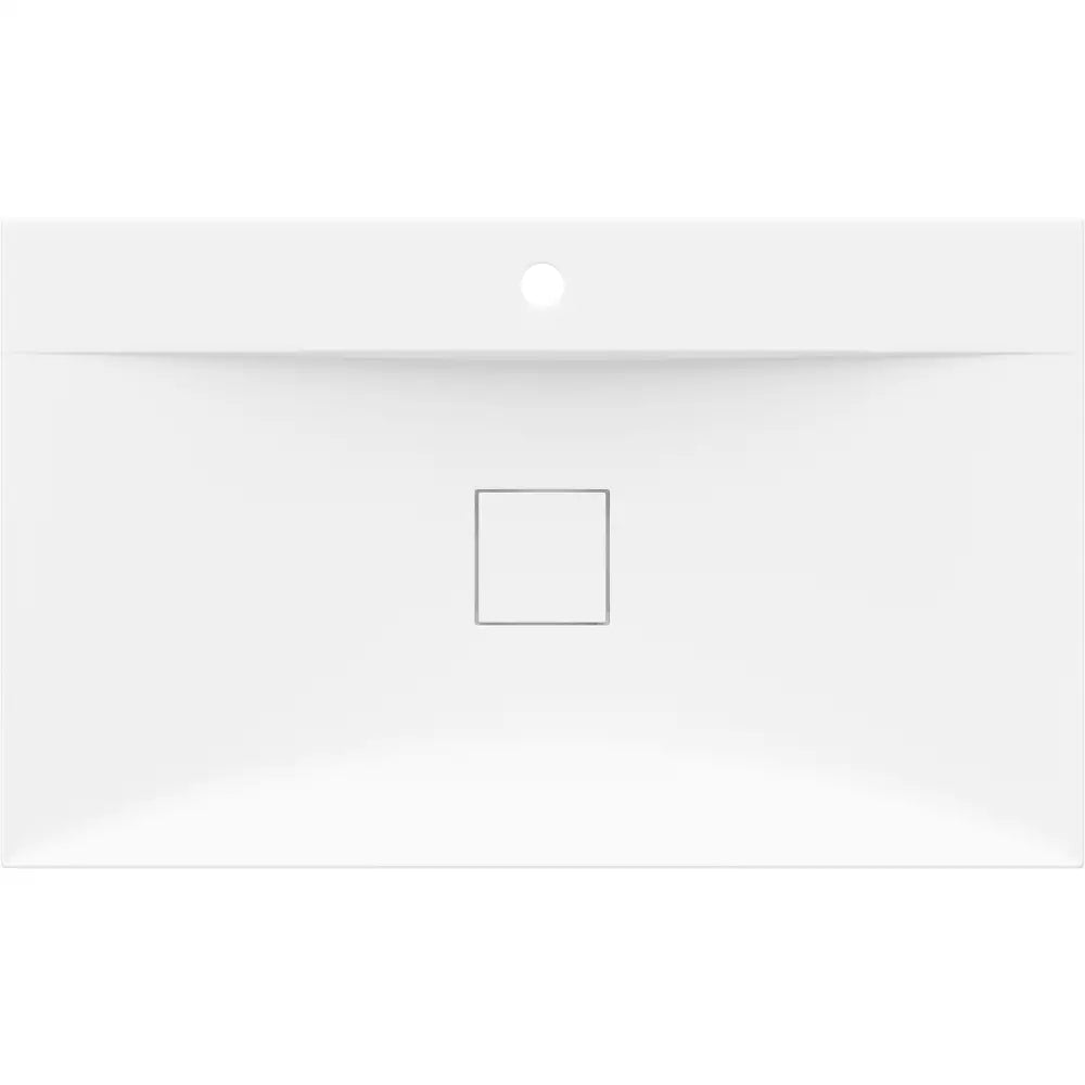 Mexen Poli Servant til Montering på Benkeplate i Kompositt 1/o 80x48 Cm Hvit