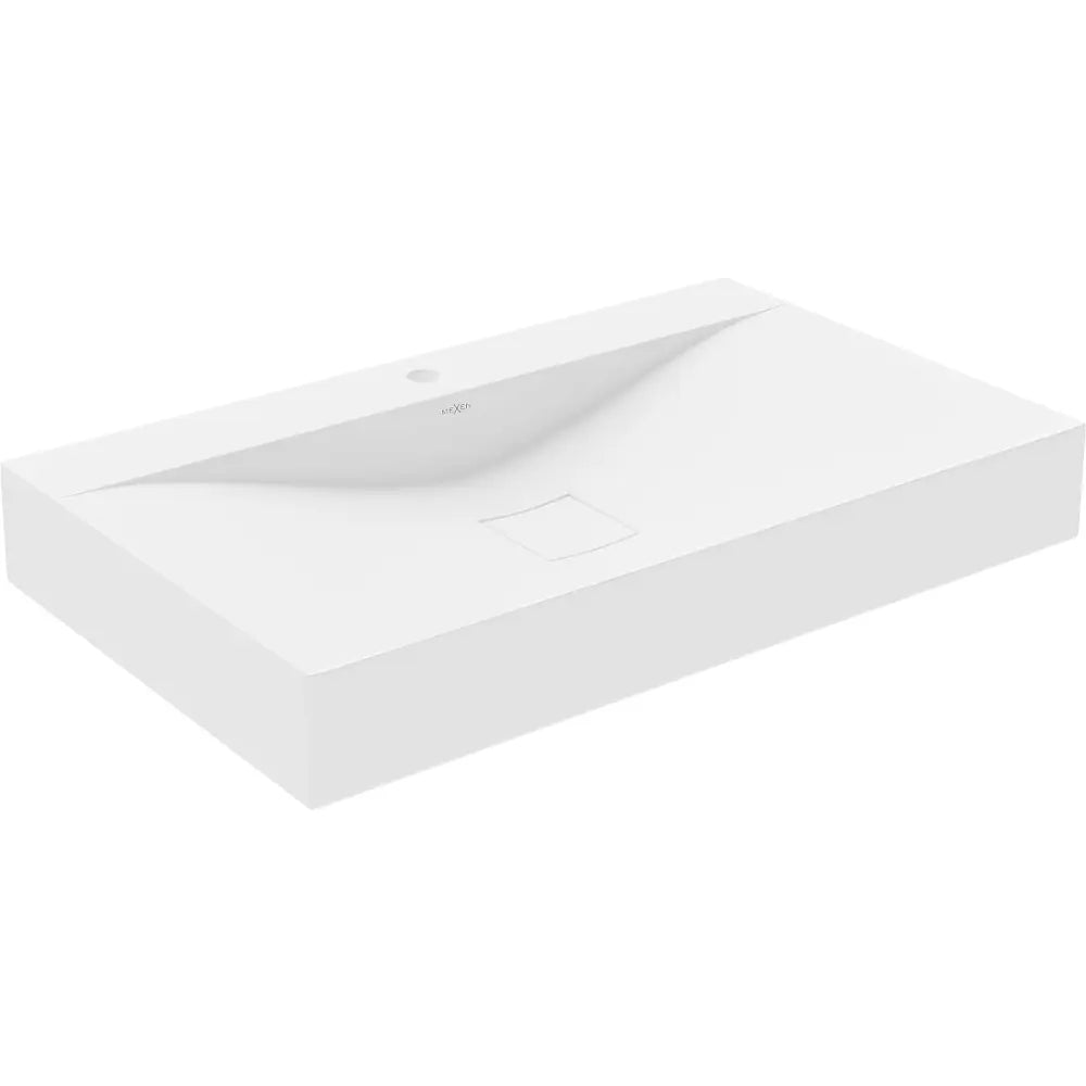 Mexen Poli Servant til Montering på Benkeplate i Kompositt 1/o 80x48 Cm Hvit
