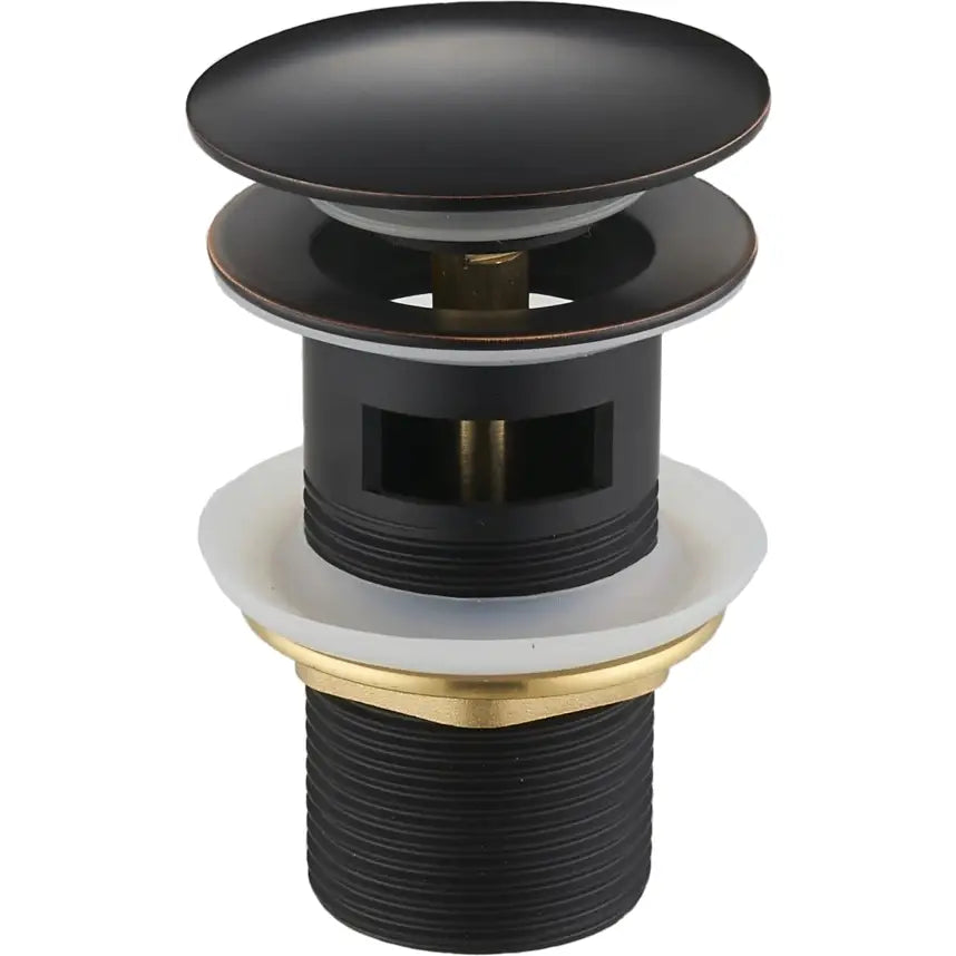 Mexen Pop-up Klikk-klakk Avløp Rund i Antikk Svart - 79920-