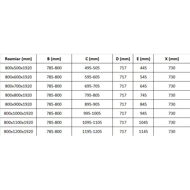 Dusjhjørne med Dusjbrett Svingdør 80x120 Cm Gjennomsiktig Krom