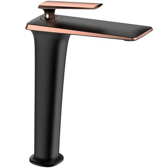 Mexen Purus Høy Servantbatteri Svart/roségull - 745810