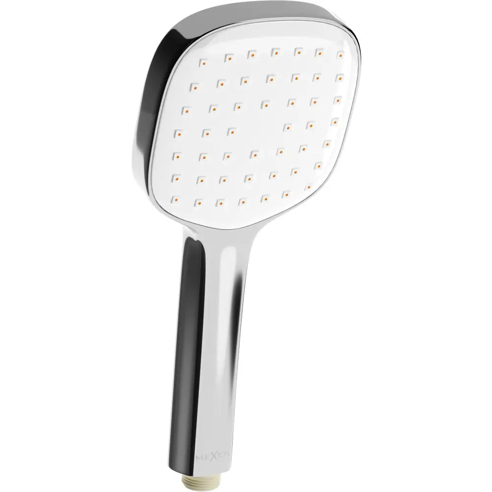 Mexen R-33 Dusjhåndtak 1-funksjon Krom/hvit - 79533-