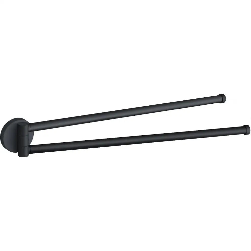 Mexen Remo Dobbel Roterende Håndklehenger Svart - 70507255