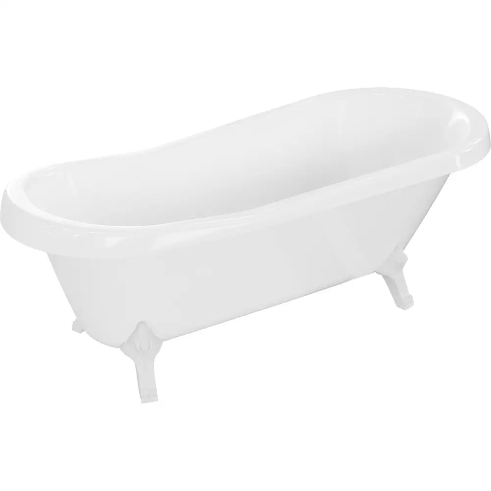 Mexen Retro Frittstående Badekar 170x75 Cm Hvit Hvite Ben - 53251707500
