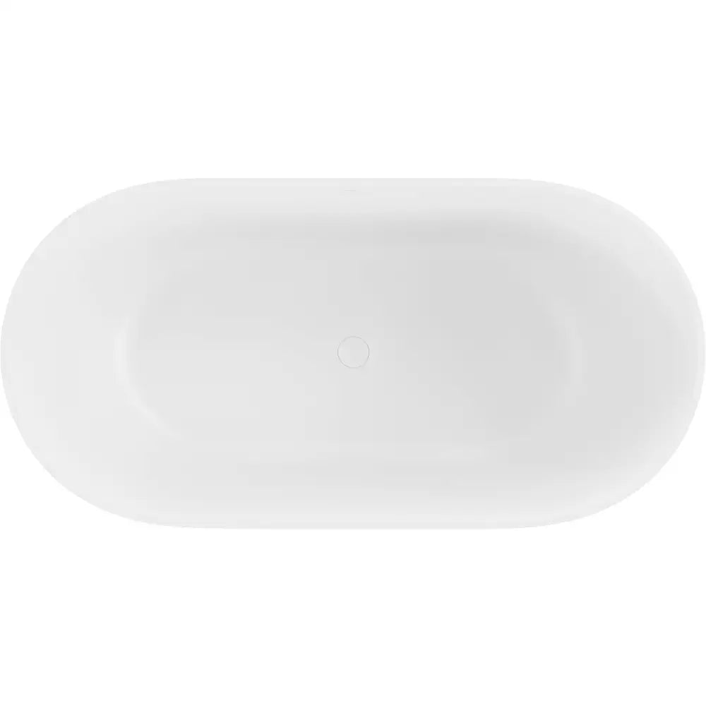 Mexen Rimini Frittstående Badekar i Kompositt 150x75 Cm Matt Hvit