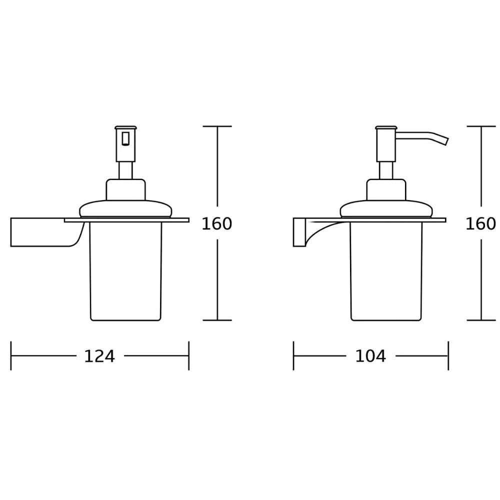 Mexen Rino Såpedispenser Krom - 70270388