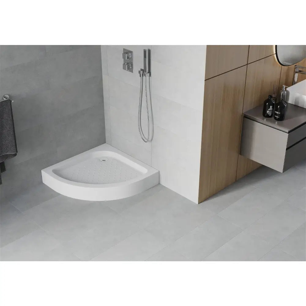 Mexen Rio Halvrund Dusjbase 80x80 Cm Hvit