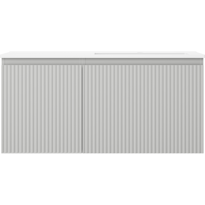 Servantskap med vask 100 cm Mexen Rivel grå matt – 91A23-10047-3-BBFF62-W18P01