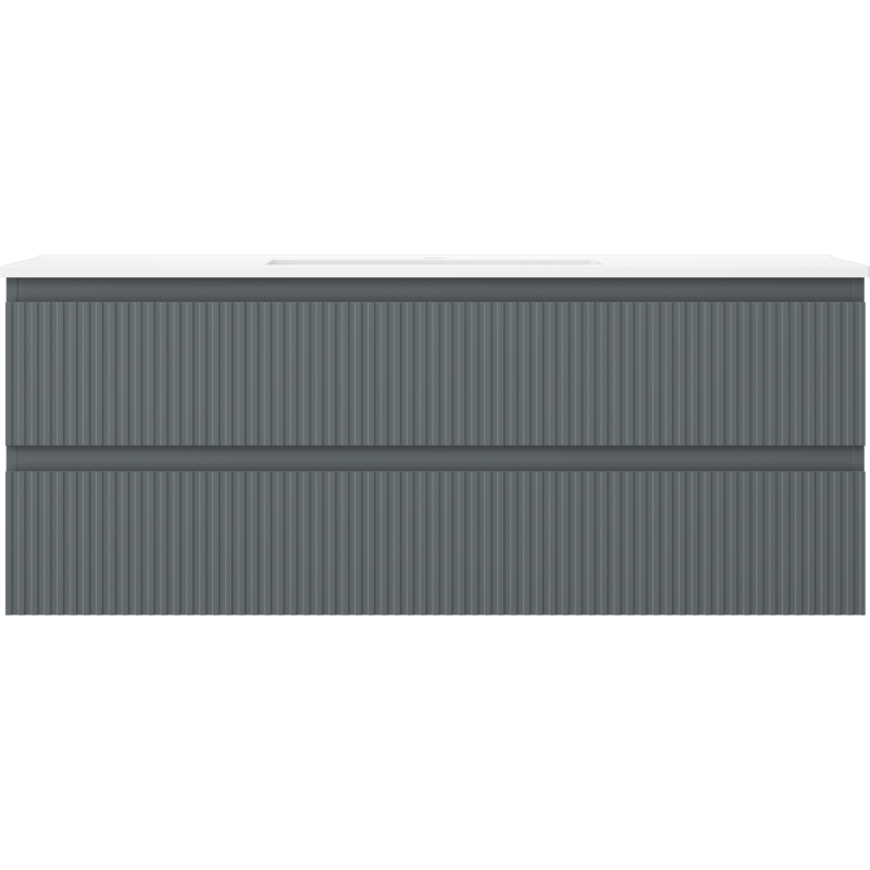 Servantskap med vask 120 cm Mexen Rivel, grafitt/hvit matt – 91A20-12047-2-BFF66-W18M01