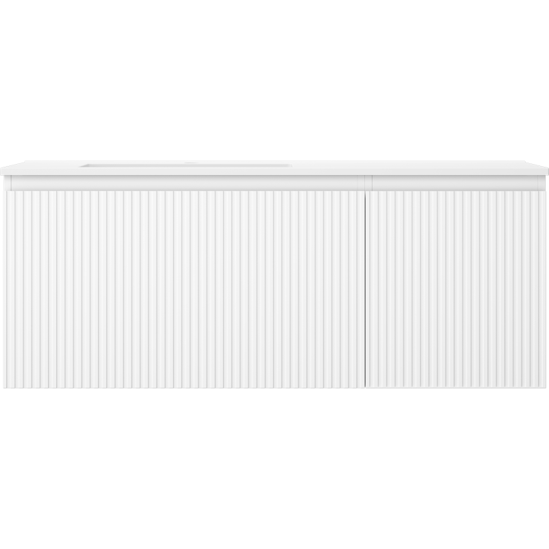 Servantskap med vask 120 cm hvit matt Mexen Rivel Otis venstre – 91A23-12047-3-BBFF01-W18L01