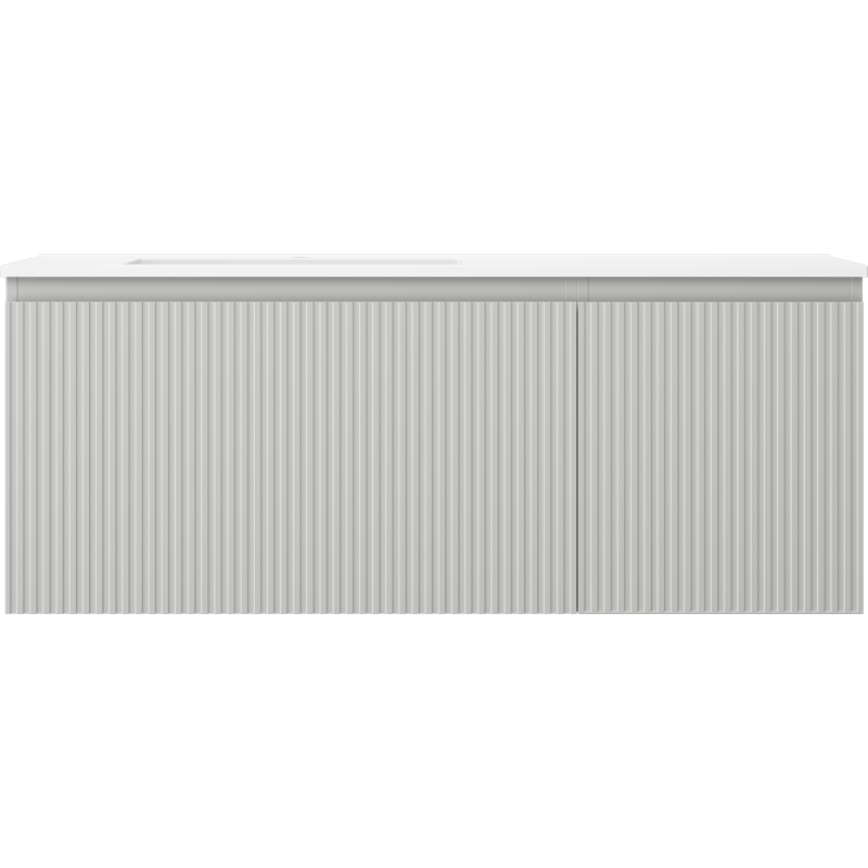 Servantskap med vask 120 cm Mexen Rivel grå matt Otis venstre – 91A23-12047-3-BBFF62-W18L01