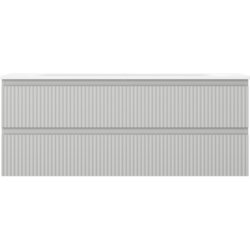 Servantskap med vask 120 cm Mexen Rivel grå matt/hvit matt – 91A20-12047-2-BFF62-W23M01