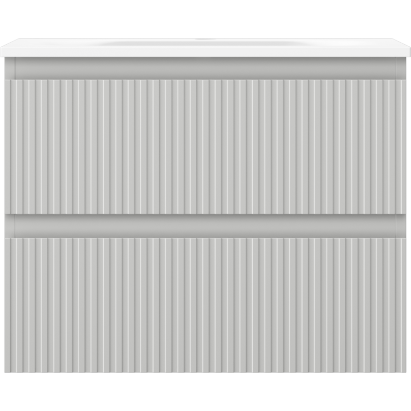 Servantskap med vask 60 cm Mexen Rivel grå matt/hvit matt – 91A20-06047-2-BFF62-W23M01