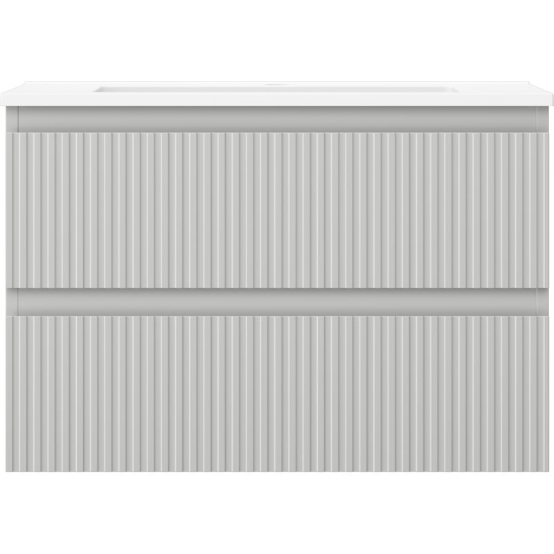 Servantskap med vask 70 cm Mexen Rivel grå matt/hvit matt – 91A20-07047-2-BFF62-W18M01