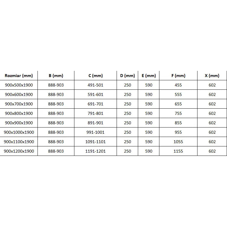 Dusjhjørne med Dusjbrett 90x70 Cm Gjennomsiktig Gull