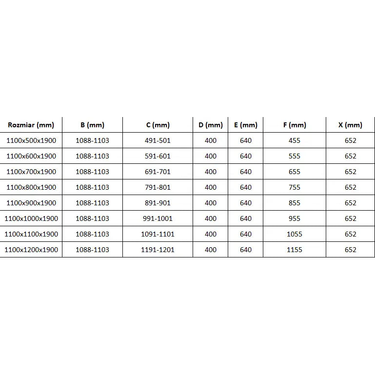 Dusjhjørne med Dusjbrett Svingdør 110x100 Cm Gjennomsiktig Svart