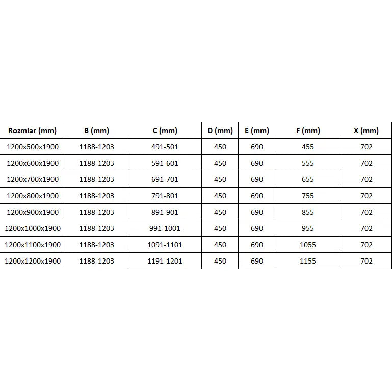 Dusjhjørne med Dusjbrett Svingdør 120x90 Cm Grafitt