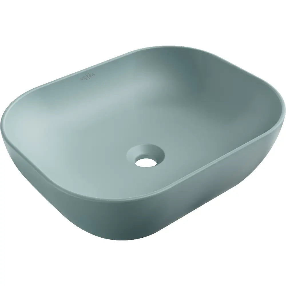 Mexen Rosa Benkeplatevask 50x40 Cm Lys Grønn Matt