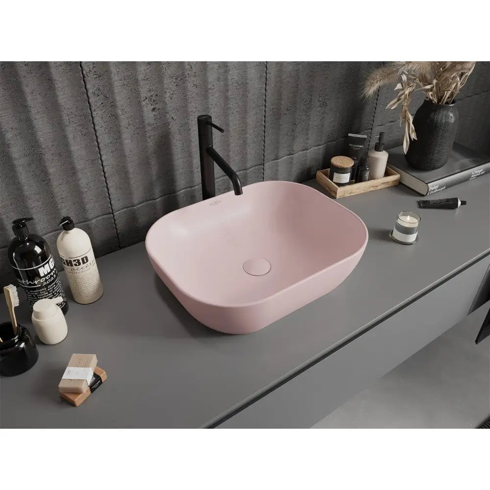 Mexen Rosa Servant for Påmontering 50x40 Cm Matt Rosa