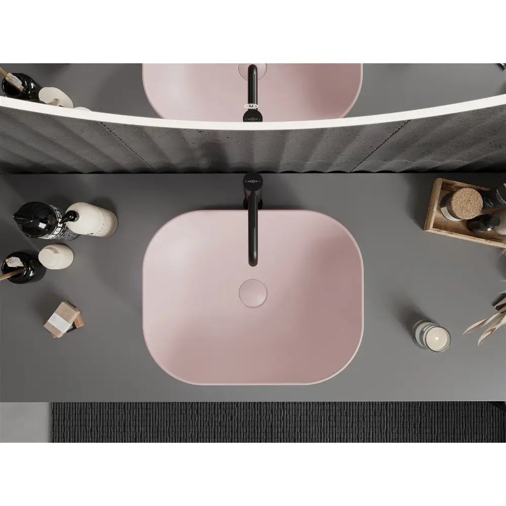 Mexen Rosa Servant for Påmontering 50x40 Cm Matt Rosa