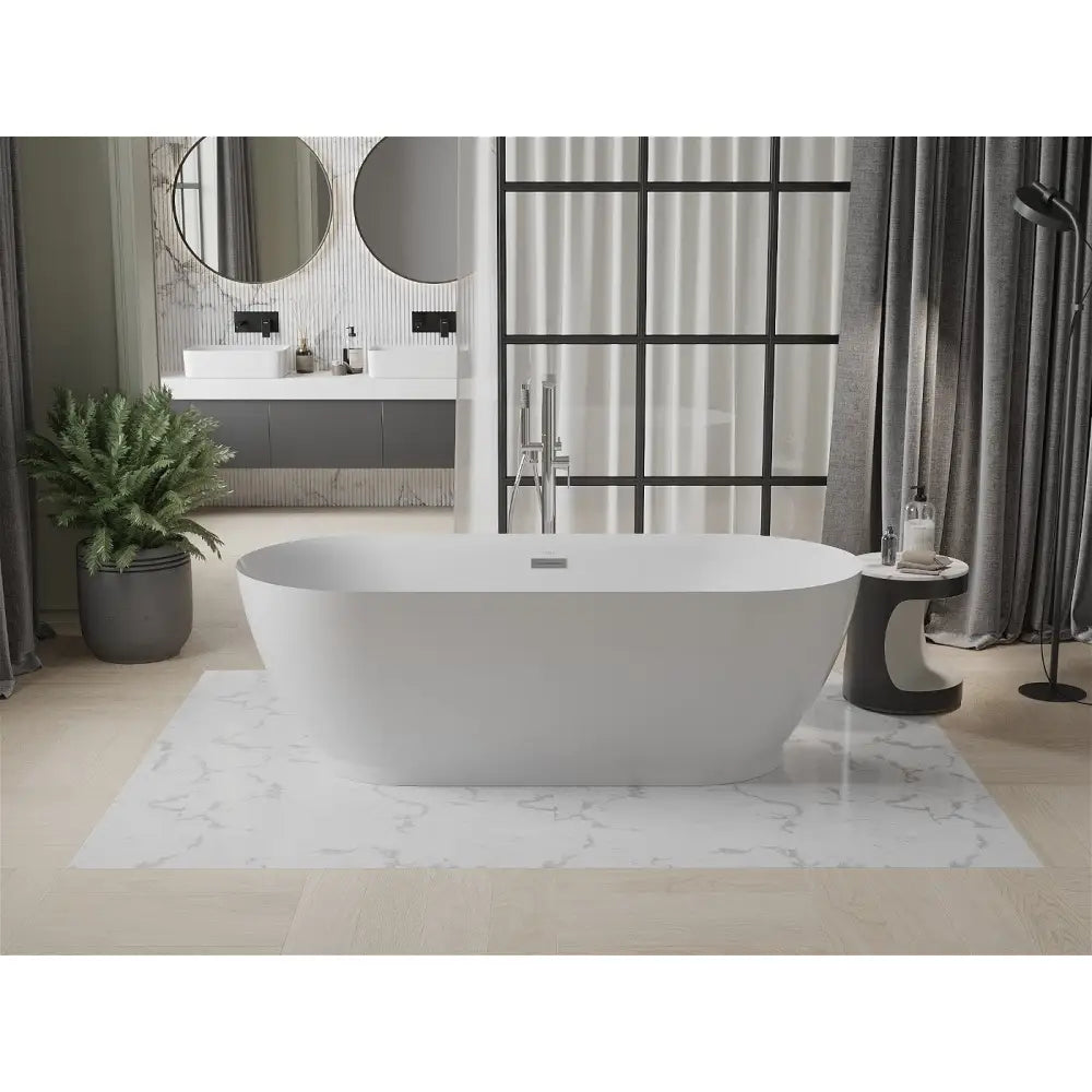 Mexen Roxy Frittstående Badekar 180x85 Cm Hvitt