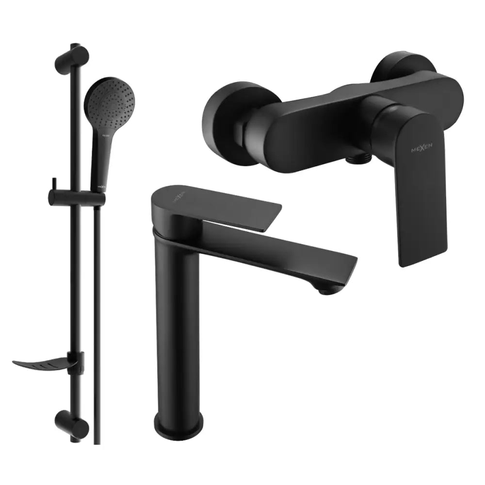 Mexen Royo Df05 Dusjsett Svart - 72214df05