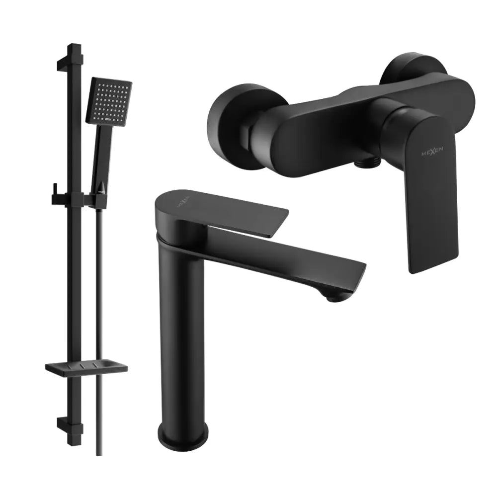 Mexen Royo Dq45 Dusjsett Svart - 72214dq45