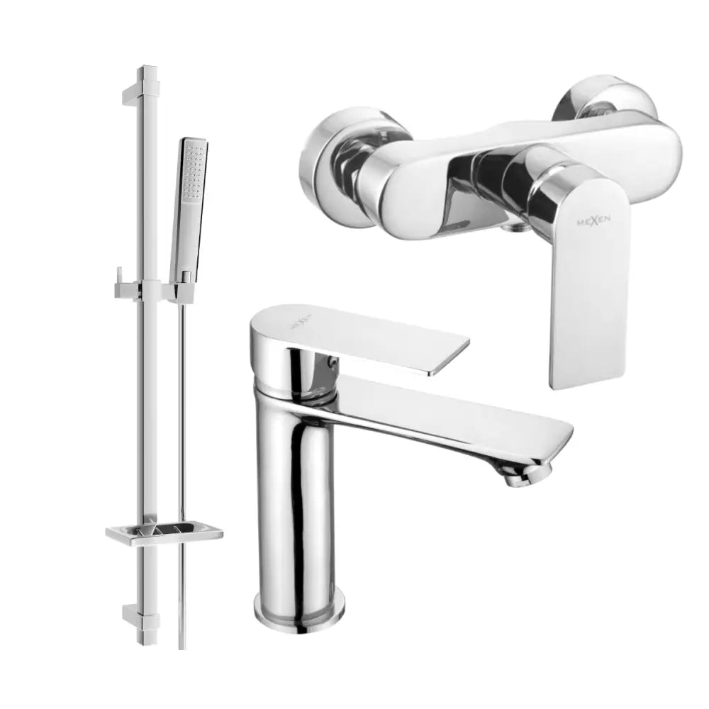 Mexen Royo Dq72 Dusjsett Krom - 72204dq72-