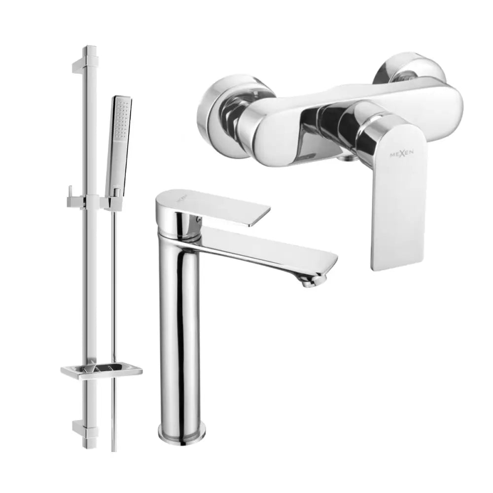 Mexen Royo Dq72 Dusjsett Krom - 72214dq72-