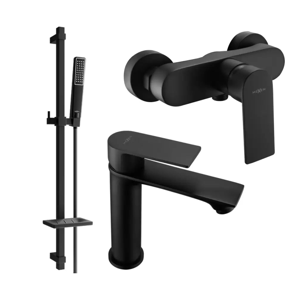 Mexen Royo Dq72 Dusjsett Svart - 72204dq72