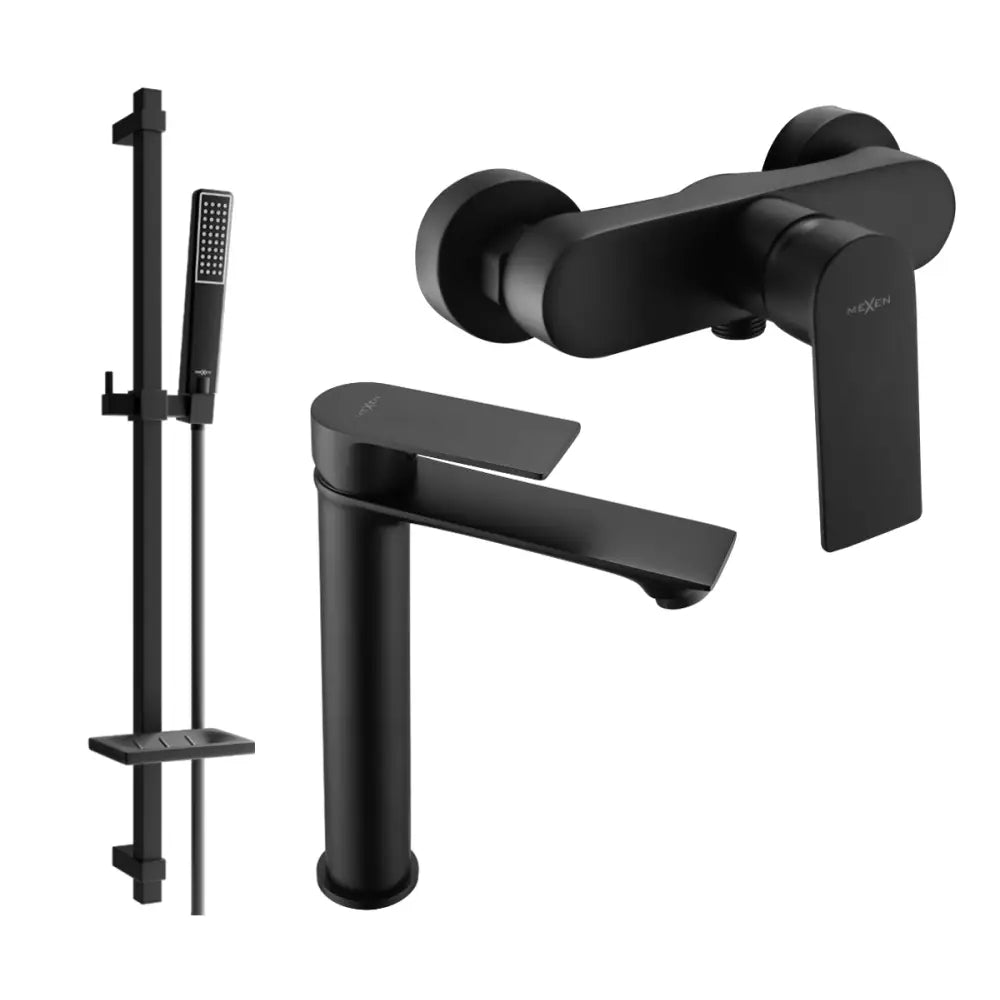 Mexen Royo Dq72 Dusjsett Svart - 72214dq72
