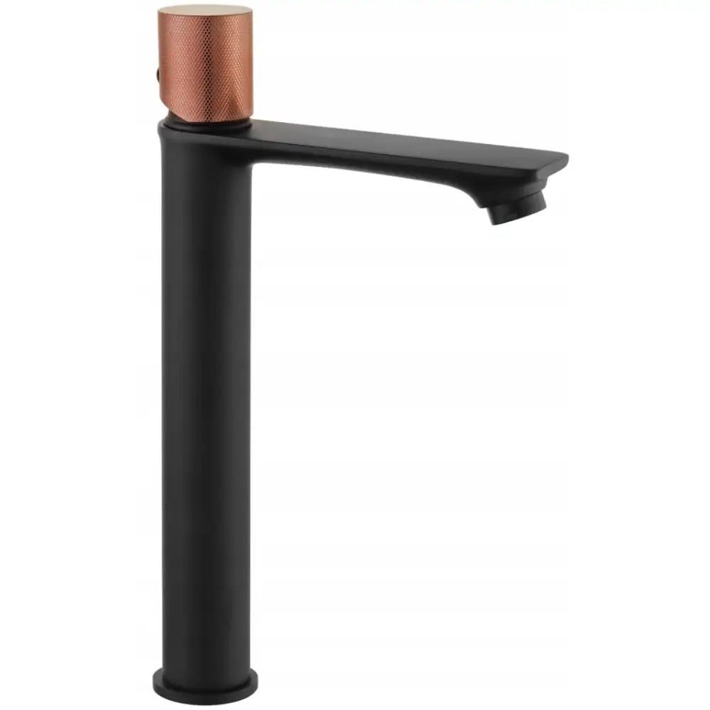 Mexen Royo One Høy Servantbatteri Svart/roségull - 72211