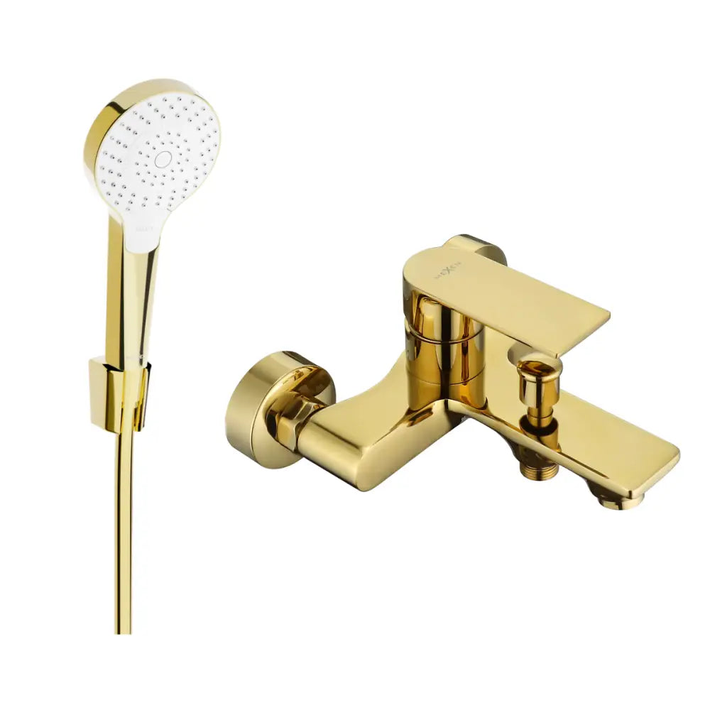 Mexen Royo R05 Badekarsbatteri med Dusjsett Gull - 7223r05-