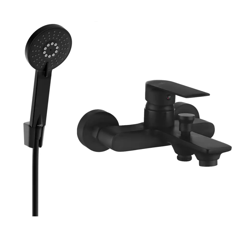 Mexen Royo R40 Badekarsbatteri med Dusjsett Svart - 7223r40-