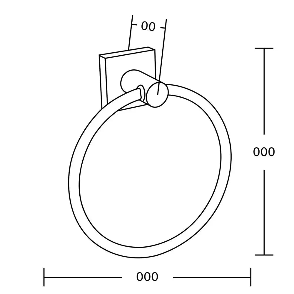 Mexen Rufo Håndklehenger Svart - 7050932