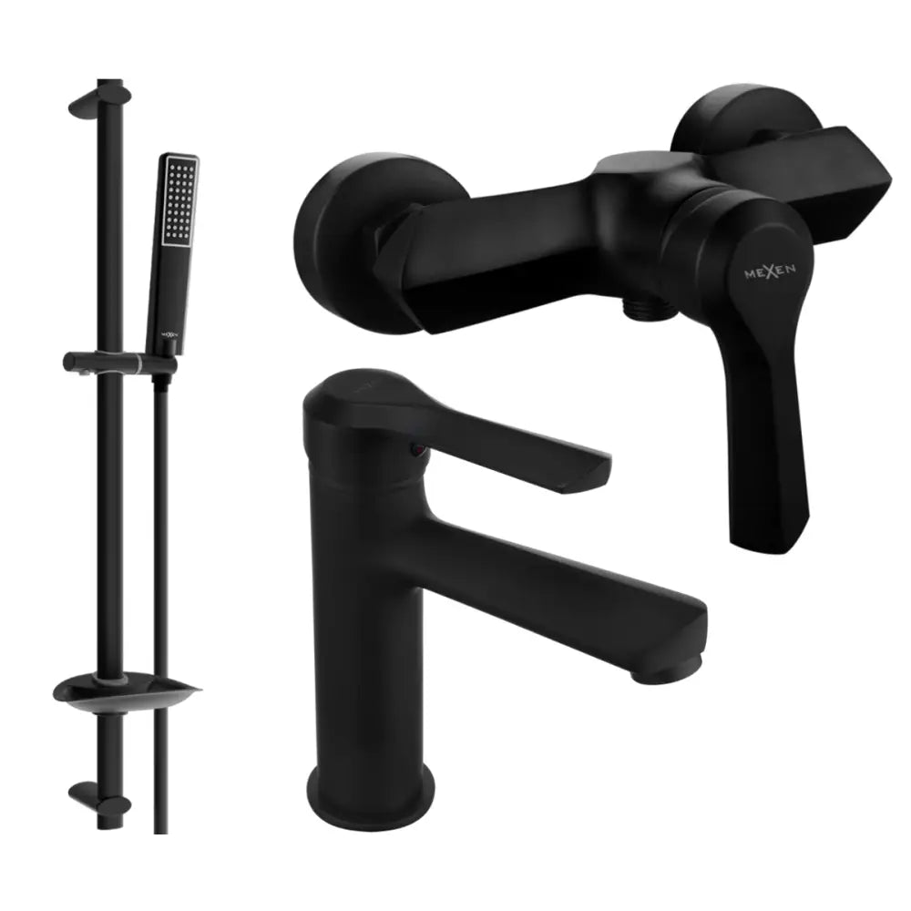 Mexen Sabre Db72 Dusjsett Svart - 72104db72-