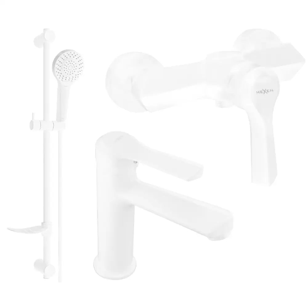 Mexen Sabre Df05 Dusjsett Hvit - 72104df05