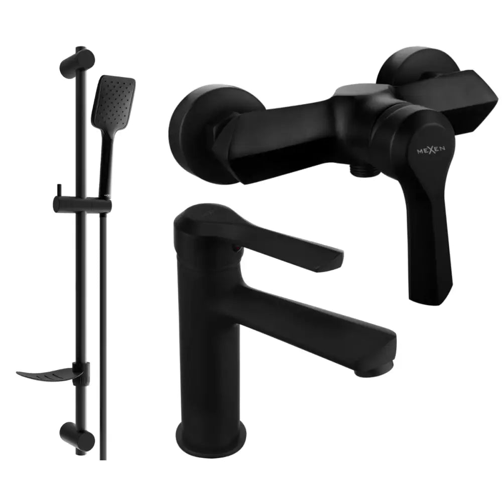 Mexen Sabre Df62 Dusjsett Svart - 72104df62