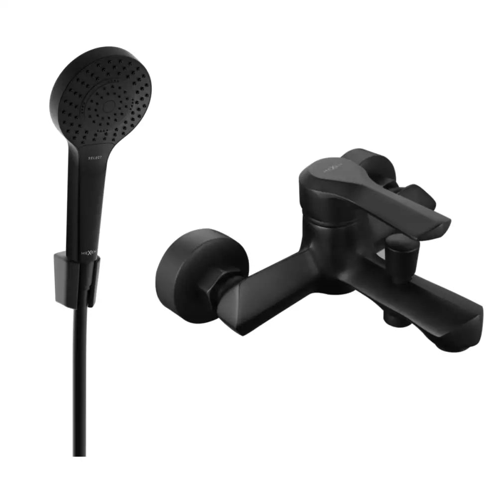 Mexen Sabre R05 Badekarsbatteri med Dusjsett Svart - 7213r05