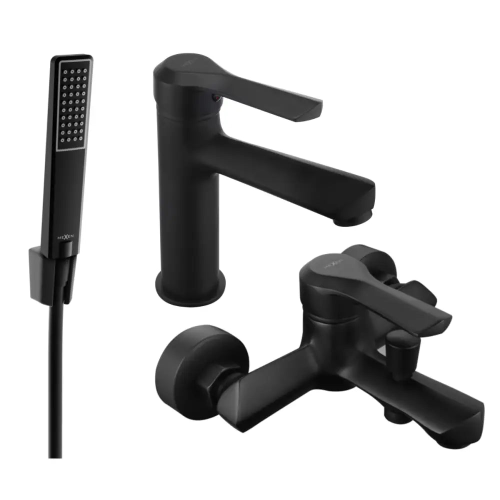 Mexen Sabre R72 Badekar Sett Svart - 72103r72-