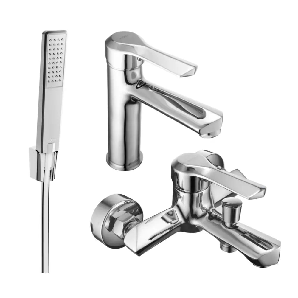 Mexen Sabre R72 Badekarpakke Krom - 72103r72